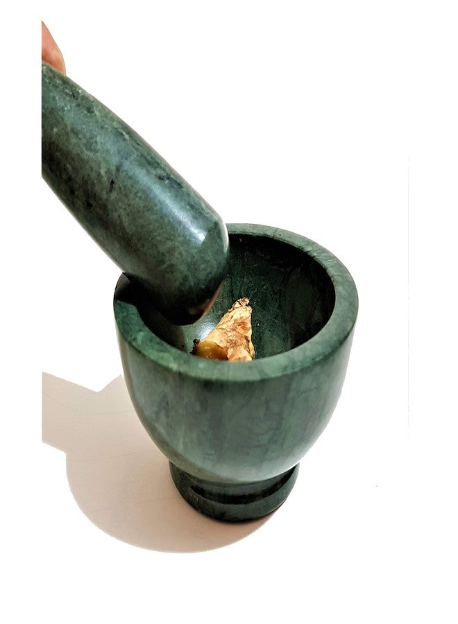 Pure Source India Marble Mortar Pestle set of 4 Inch - Image 5